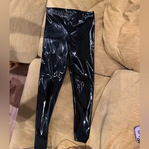 Blackmilk museum: wet look leggings size L
